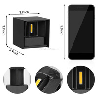 Lampe murale LED en aluminium 6W avec diffuseur en polycarbonate IP65 AC85-265V pour une utilisation en extérieur et en intérieur