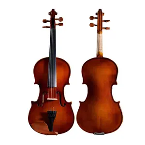 OEM ODM mattes fichtenholz Violin für Schüler deutsch 1/16 1/10 1/8 1/4 1/2 3/4 4/4 Großhandel