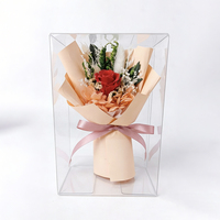 Bouquet de mini roses éternelles faites à la main, longue durée (3-5 ans), pour la remise des diplômes, Pâques, Noël, Thanksgiving, la Saint-Valentin