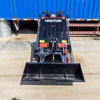 Kleiner Raupenlader für Haus, Hof, Garten, mit Rutschfestem Pedal, Platzsparend, Sicher und Einfach zu Bedienen