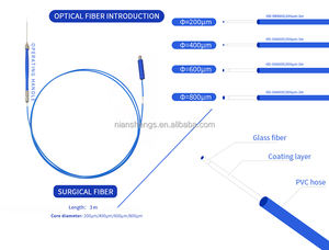 Fibra Óptica Cónica de 200UM, 400UM, 600UM, 800UM para Eliminación de Venas Varicosas de 980nm y 1470nm, Material de Cuarzo de 3m - Product Image 4
