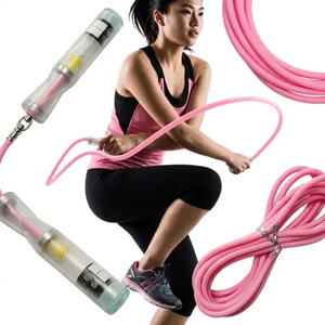 <span class=keywords><strong>Cuerda</strong></span> <span class=keywords><strong>de</strong></span> Saltar Ajustable con Luces LED, Directo <span class=keywords><strong>de</strong></span> Fábrica, con Asas Antideslizantes, Sin Enredos, para Ejercicio Físico en Casa o Gimnasio, OEM - Product Image 2