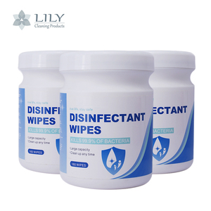 Lingettes OEM pour mains <span class=keywords><strong>et</strong></span> surfaces, sans alcool, 160 lingettes en boîte, lingettes humides 14x18cm, non tissées, pour nettoyer à tout moment - Product Image 2