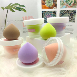 Vente en gros, Logo personnalisé, mélangeur de pêche, pain vapeur, beauté, <span class=keywords><strong>maquillage</strong></span>, poudre d'œuf, <span class=keywords><strong>éponge</strong></span> - Product Image 4
