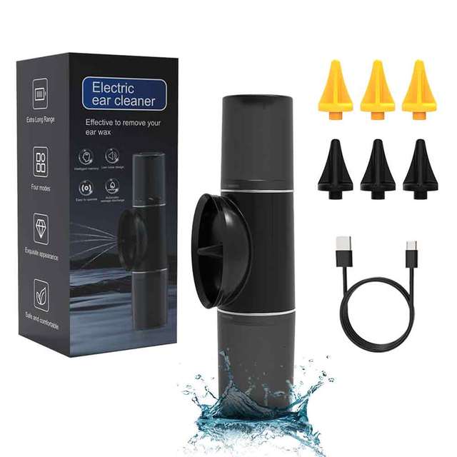 Handheld Wireless Silicone Plastic Ear Cleaner, and Wax Remover Effective for Home and Personal Use