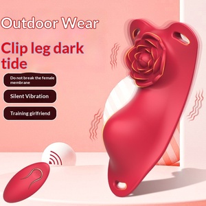 Rose Rose <span class=keywords><strong>Vibrator</strong></span> Wanita yang Dapat Dipakai dengan 10 Frekuensi Getaran, Kontrol Jarak Jauh Nirkabel, Getaran Kuat untuk Penggunaan Masturbasi - Product Image 2