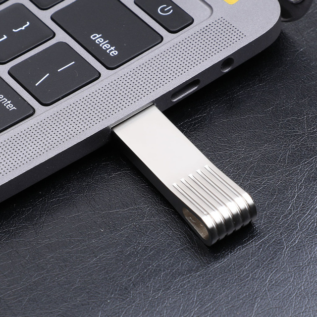 Mini USB Flash Drive 128gb 64GB 32GB  2.0  Metal Pen Drive Pendrive USB Flash Memory Personalized USB Stick Gift