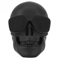 Mini haut-parleur portable sans fil en forme de crâne, Bluetooth 5.0, batterie 500 mAh, puissance 5-10W, télécommande, design os de dessin animé, cadeau de fête