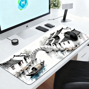 Stations de bureau rectangulaires à taille personnalisée tapis de bureau tapis de souris de jeu imperméable à l'eau sublimation tapis de souris Anime <span class=keywords><strong>Xxl</strong></span> - Product Image 6