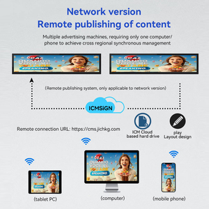 OEM 35.9" LCD Bar display Android <b>Tablet</b> <b>PC</b> Horizontal screen or Vertical screen Android 11 <b>Tablet</b> <b>PC</b> 4+32GB wifi for Business - Product Image 5