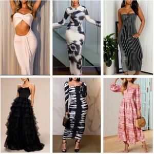 Phụ Nữ Của Hỗn Hợp Thời Trang Giản Dị Hàng Đầu Váy Và Dresses Phổ Biến Mới Mùa Hè Bộ Sưu Tập Bán Buôn Sử Dụng Quần Áo Có Sẵn - Product Image 4