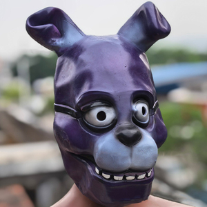 Masque effrayant Nicro Cosplay Five Nights at Freddy's Fazbear, masque intégral en latex, accessoires pour fête d'Halloween - Product Image 4