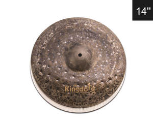 Kingdo B20 <span class=keywords><strong>Collection</strong></span> Dry Series 14 "Hi-hat 16" <span class=keywords><strong>Crash</strong></span> 18 "<span class=keywords><strong>Crash</strong></span> 20" Ride Juego de tambores de platillos de 5 piezas - Product Image 2