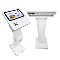 Kiosque de commande automatique pour restaurant 15,6 pouces/21,5 pouces - Terminal de paiement à écran tactile avec système de point de vente