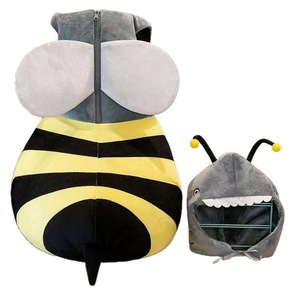 Pigiama Creativo per Bambini e Adulti in <span class=keywords><strong>Cotone</strong></span> Unisex, Costume da Ape per Cosplay, Vestaglia da Notte con Animali Cartoon - Product Image 4