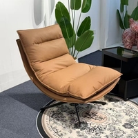 Fauteuil pivotant ergonomique à dossier haut rembourré avec touches de piano, base métallique pour usage domestique