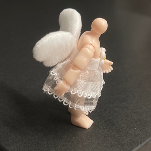 Vêtements pour poupées uniquement, tenues taille enfant pour poupées ange bébé à <span class=keywords><strong>corps</strong></span> uni de 6 cm/3 pouces, accessoires vestimentaires - Product Image 3