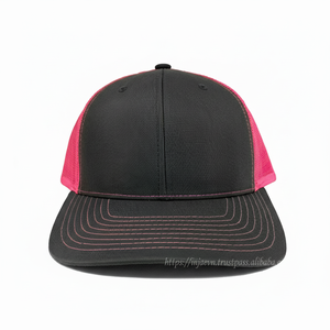 Sombreros de malla de camionero deportivo de perfil medio de alta calidad Vietnam Venta caliente sombreros de camionero lisos gorra deportiva de moda - Product Image 1