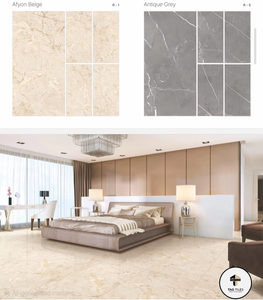 Carreaux de sol en céramique brillants 600x1200mm, antidérapants, antibactériens, résistants aux acides et à l'usure, pour villas et intérieurs modernes - Product Image 2