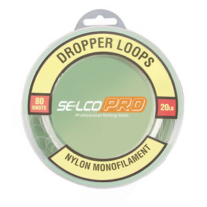 Rigues <span class=keywords><strong>de</strong></span> pêche Selco Dropper Loop pré-nouées <span class=keywords><strong>avec</strong></span> <span class=keywords><strong>ligne</strong></span> <span class=keywords><strong>de</strong></span> leader en monofilament <span class=keywords><strong>de</strong></span> nylon à nœuds multiples - Product Image 6