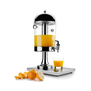 Dispenser per Succhi Cromato con Rubinetto e Base per Servire Bevande - Product Image 2