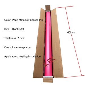 Pellicola Vinilica Opaca in PET per Wrapping Auto, Autoriparante, Antigraffio, Colore Rosa Opaco, Film per Cambio Colore PPF - Product Image 2