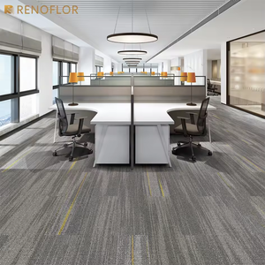 Neue Element Hotel Büro Dicke Ineinandergreifende Teppichfliesen mit Bitumenrücken und <span class=keywords><strong>Nylon</strong></span>-Oberfläche, quadratisch 50x50, selbstklebend - Product Image 2