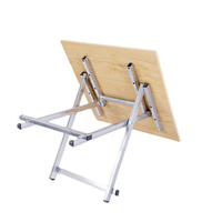 Ensemble de table et chaises rondes en bois modernes, pliables et portables, pour une utilisation à la maison et en extérieur, durable et écologique