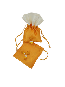 [Goyu] Mini Bolsa Coreana Tradicional Bokjumeoni con Cordón, Bordada, de Poliéster, Ligera, Reutilizable, para Cosméticos - Product Image 6