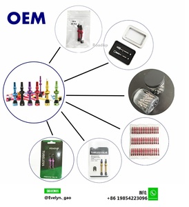 Xe Đạp Mới đầy màu sắc Presta van xe đạp nhôm gốc Tubeless van lỗ trong các cơ sở của van - Product Image 6