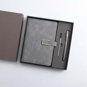 Custom Business Logo Stationery Gift Set Luxury PU Leather <b>Notebook</b> & Pen Custom <b>Diary</b> <b>Notebook</b> for Business Gift Giving - Product Image 1