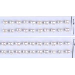 6 millimetri di Buona qualità <span class=keywords><strong>a</strong></span> forma di <span class=keywords><strong>goccia</strong></span> d'acqua dolce della perla per il processo orecchino - Product Image 4