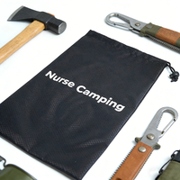 Sacs de sport personnalisés en polyester et nylon avec cordon de serrage et logo imprimé sur mesure