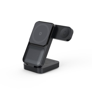 Base de Carga Plegable Multifuncional 3 en 1 con Estación de Carga Rápida para Teléfono, Auriculares y Reloj, <span class=keywords><strong>Cargador</strong></span> Inalámbrico Portátil para Teléfono - Product Image 5