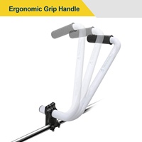 Extension de poignée de mangeur d'herbe facile à utiliser économiseur arrière poignée de tondeuse ergonomique accessoires de mangeur de mauvaises herbes