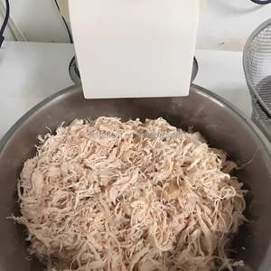 Machine de déchiquetage de soie de <span class=keywords><strong>viande</strong></span> à haute efficacité pour poulet, canard, boeuf, porc et <span class=keywords><strong>champignons</strong></span>, construction en acier inoxydable - Product Image 4