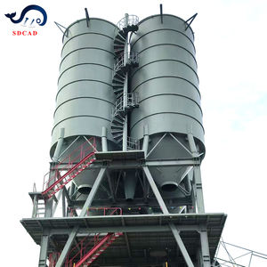 Silo à ciment boulonné pour centrale à béton, bac de stockage de poudre détachable avec dépoussiéreur et indicateur de niveau - Product Image 5