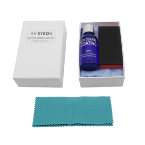 Revêtement céramique nano 9H de 30 ml avec éponge et chiffon d'application, revêtement anti-rayures pour l'extérieur des voitures, protection hydrophobe contre la poussière - Product Image 3
