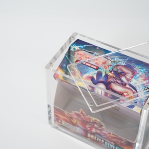 Caja de Acrílico Transparente Personalizada de Fábrica, Resistente a los Rayos UV, Apilable, para Cartas Pokémon - Product Image 6