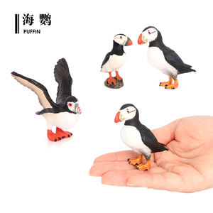 Vente en Gros PVC Solide Simulation Statue Modèle Animal Macareux Figurines Oiseaux Figurines Jouets - Product Image 3