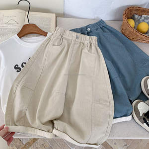 <span class=keywords><strong>Pantalon</strong></span> <span class=keywords><strong>cargo</strong></span> pour garçons D1440, 100% coton, imprimé doux, nouveau modèle printemps, <span class=keywords><strong>pantalon</strong></span> décontracté simple - Product Image 3