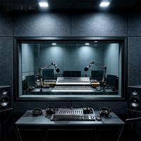 Ventana Acústica para Estudio de Grabación, Ventana de Observación Insonorizada con Vidrio Triple y Sellado Acústico