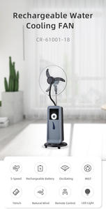 Ventilador de aire industrial al aire libre, soporte de fábrica de pulverización de agua con humidificador, venta al por mayor - Product Image 2