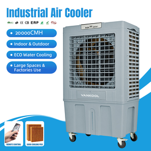 Enfriador de <span class=keywords><strong>Aire</strong></span> Industrial Negro AC 220V, Tanque de Agua de 150L, Climatizador Portátil, <span class=keywords><strong>Aire</strong></span> <span class=keywords><strong>Acondicionado</strong></span>, Enfriamiento Evaporativo de Dos Etapas - Product Image 1