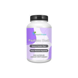 Cápsulas de Cáscara de Psyllium Natural con MOQ Bajo, Contienen 1.5g de Psyllium, Promueven la Salud Intestinal Equilibrada, Cápsulas de Cáscara de Semilla de Psyllium - Product Image 1
