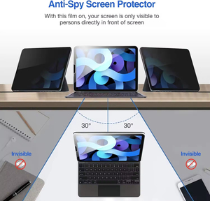 2025 para iPad Air 13 11 Alta calidad Anti Peeping Privacy SPY Tablet Protector de pantalla de vidrio templado para iPad 10 Paquete a granel - Product Image 5