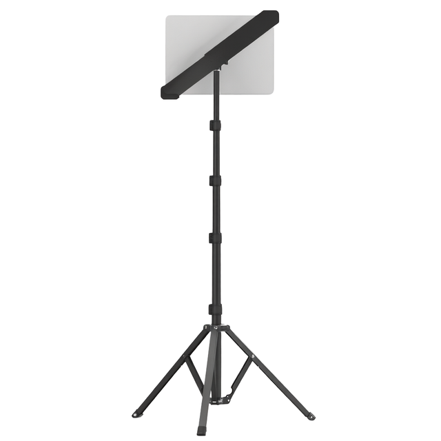 Aluminum Alloy Diagonal Height Adjustable Magnetic 360 Degree Rotating iPad Tripod Stand Compatible with 9-14.2 Inch Tablets
