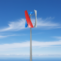 Éolienne domestique à haute efficacité, énergie gratuite, 100W 200W 300W 400W, éolienne à axe vertical de type X, système hybride