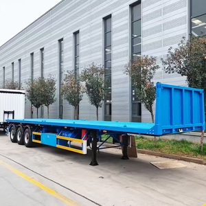Meilleure Vente sur le Marché Africain : Semi-Remorque Plateau 3 Essieux 40-60T Durable pour le Transport de Conteneurs Lourds dans l'Exploitation Minière et l'Agriculture - Product Image 2