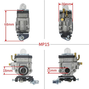 Carburador de Alta Calidad para Desbrozadora y Scooter de <span class=keywords><strong>2</strong></span> Tiempos 43CC 47CC 49CC 52CC MP15 40-5 44-5 PB651H PB755SH B633RT BC430 CG430 CG520 - Product Image 6